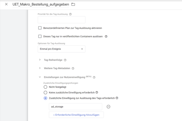 UET Consent Mode GTM Implementierung MICROSOFT & SOWESPOKE